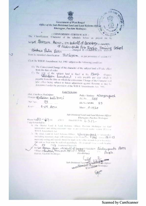 Sample Certificate Of Conversion